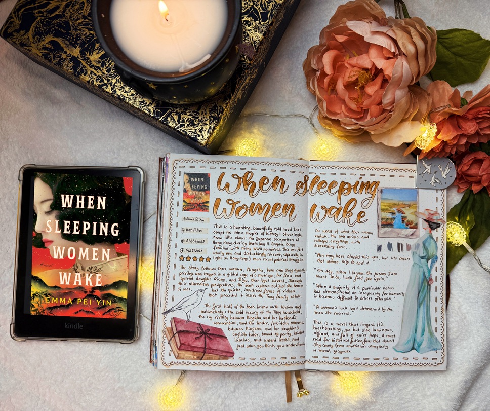 When Sleeping Women Wake Reading Journal Spread